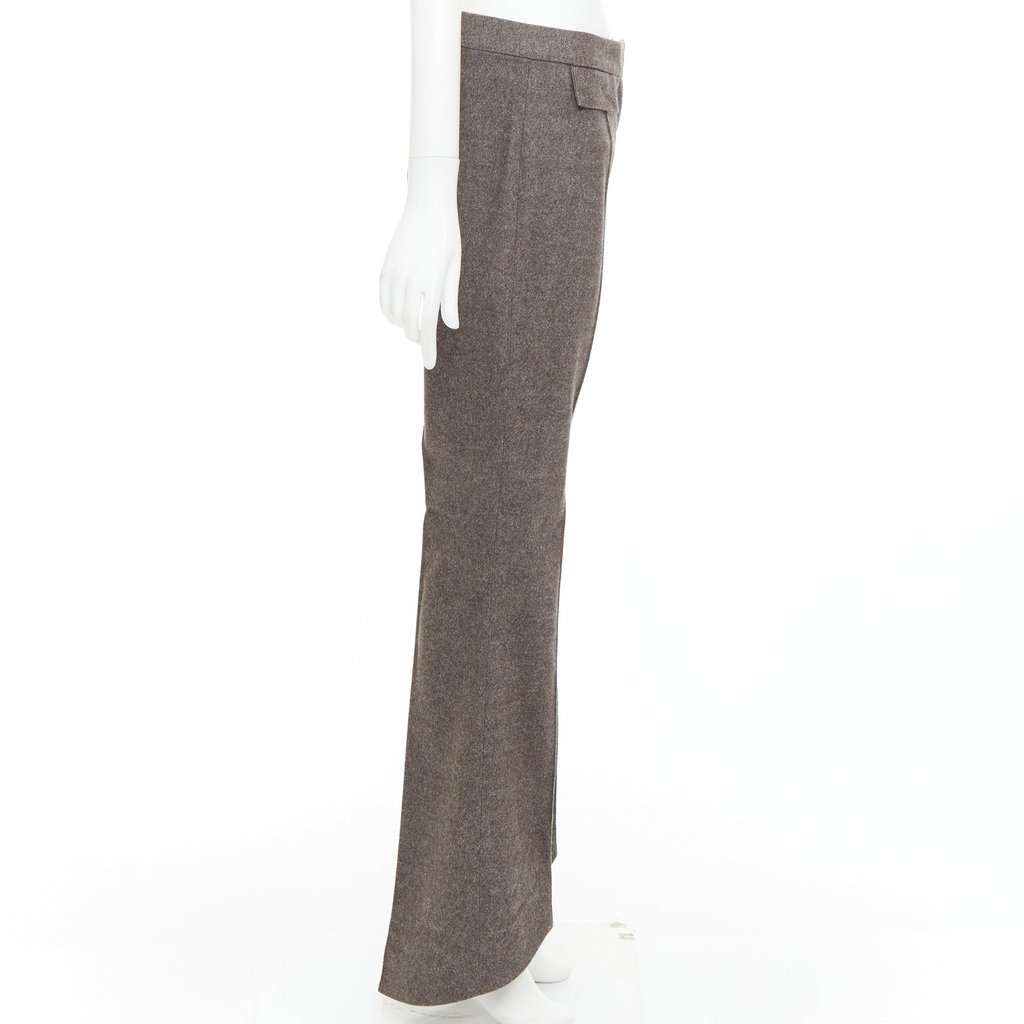 John Galliano Khaki Wool Trouser Khaki Wool Very good condition - Model View