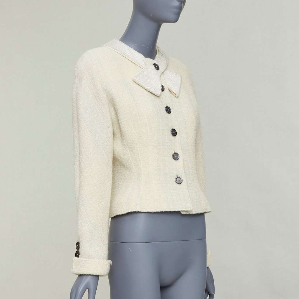 Valentino Garavani Ecru Wool Jacket Beige Wool Very good condition - Model View