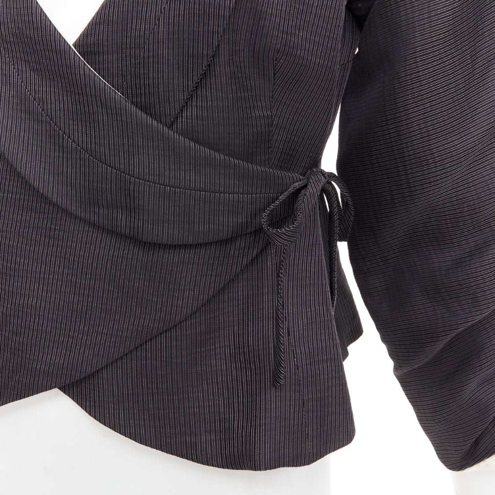 Giorgio Armani Grey Polyester Jacket Grey Polyester Very good condition - Back View