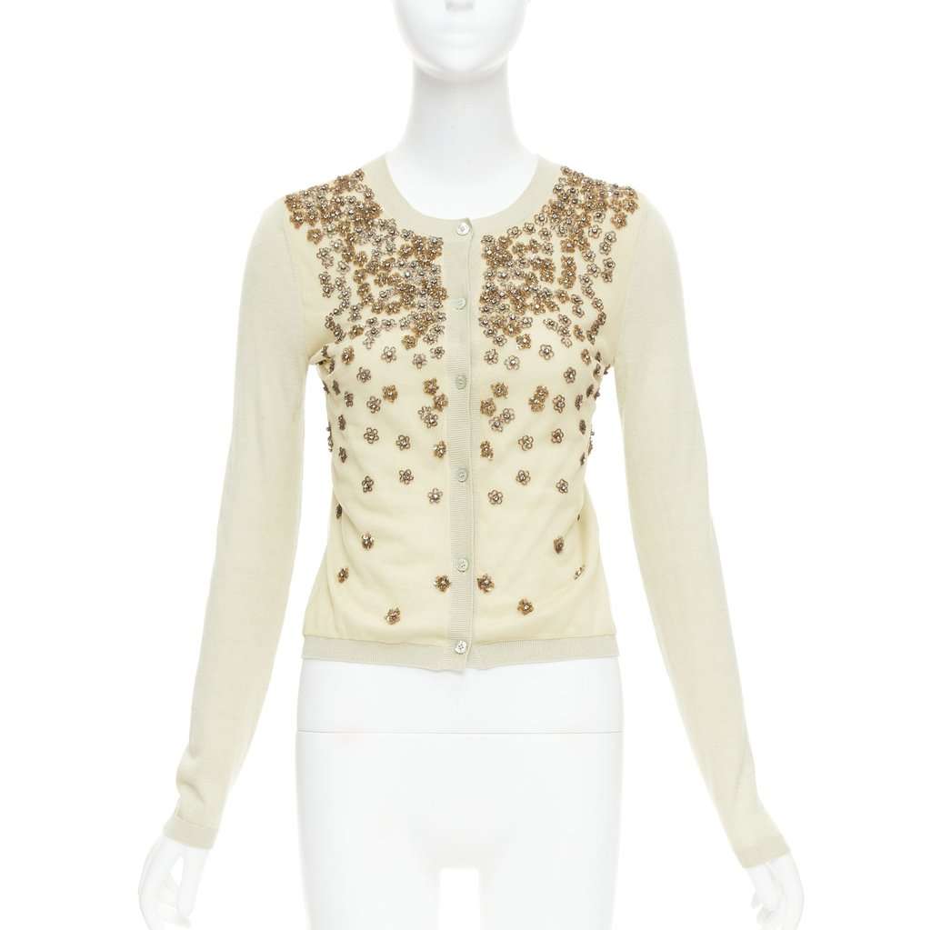 Valentino Garavani Beige Cashmere Knitwear Beige Cashmere Good condition - Front View