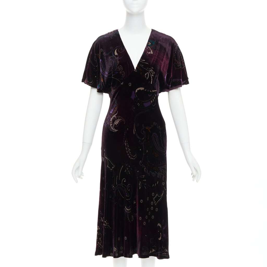Ralph Lauren Purple Polyester Dress Purple Polyester Very good condition - Front View