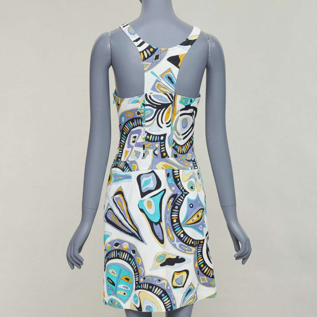 Emilio Pucci White Cotton Dress White Cotton Fair condition - Box View