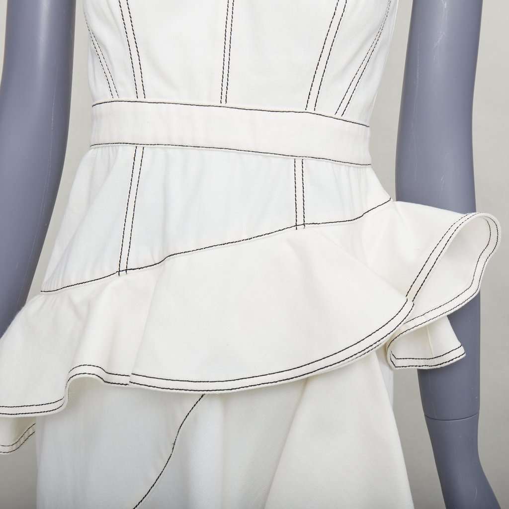 Alexander McQueen 610635QMAAU9005 Beige Cotton Fair condition - Back View