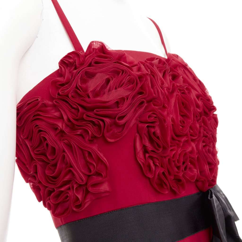 Valentino Garavani Red Viscose Dress Red Viscose Very good condition - Back View