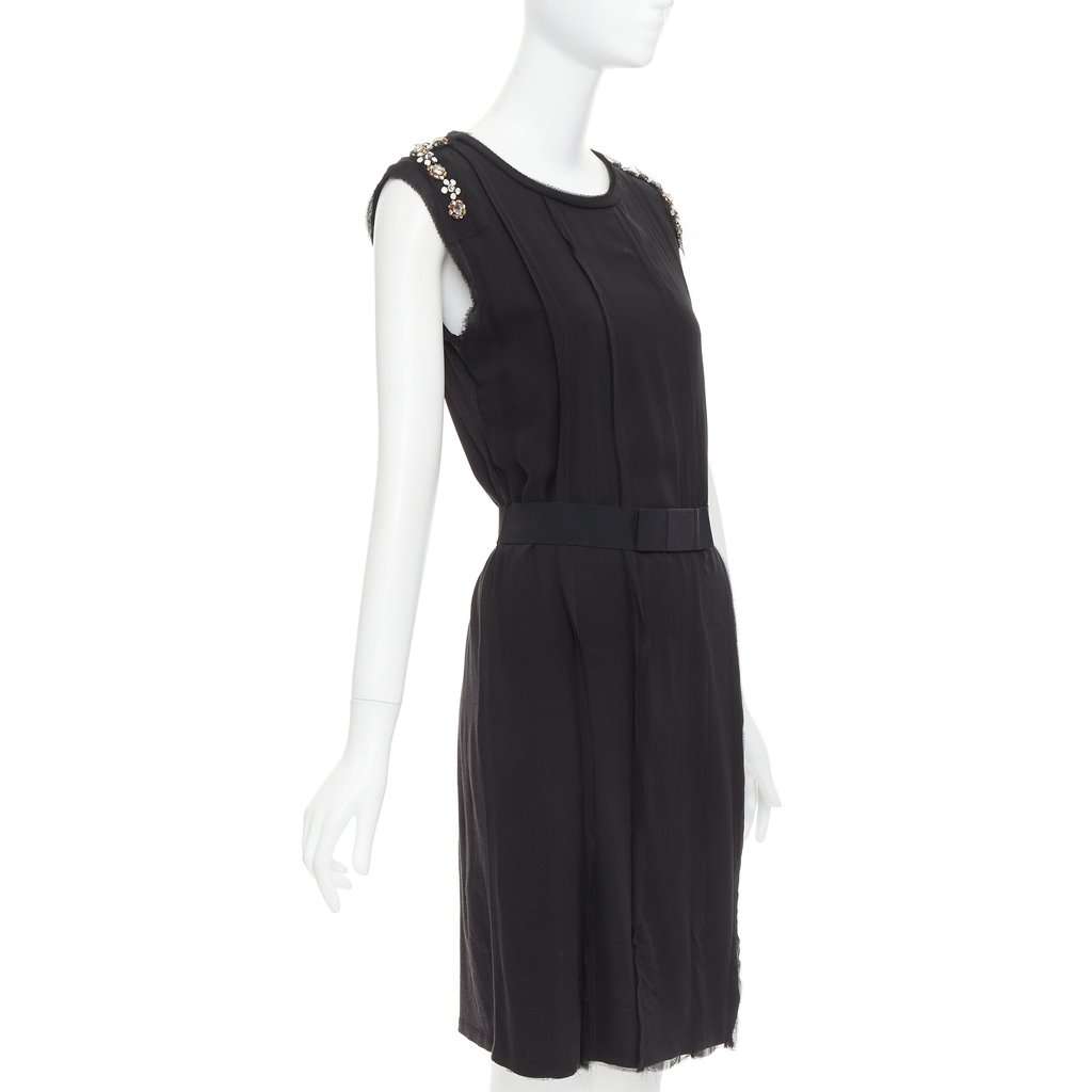 Lanvin Black Polyester Dress Black Polyester Very good condition - Inside View