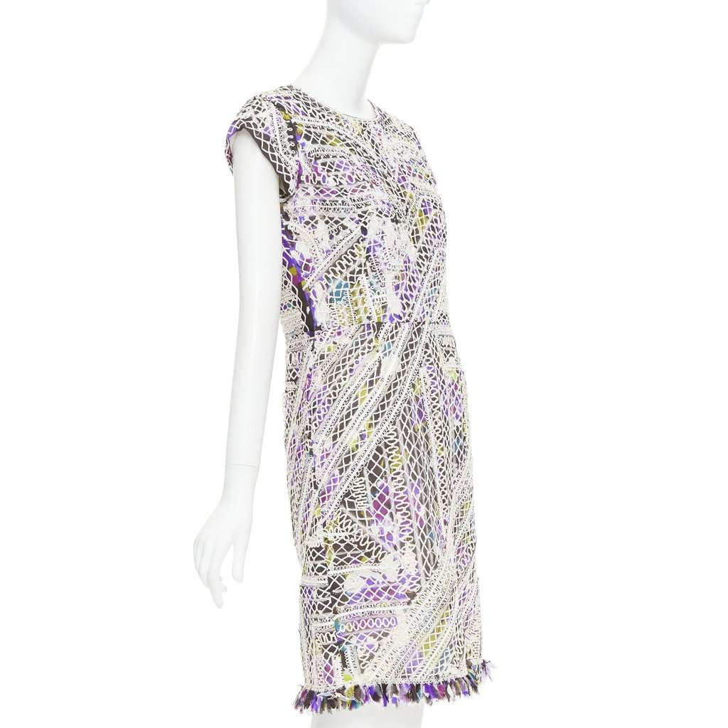 Oscar de la Renta White Silk Dress White Silk Very good condition - Inside View