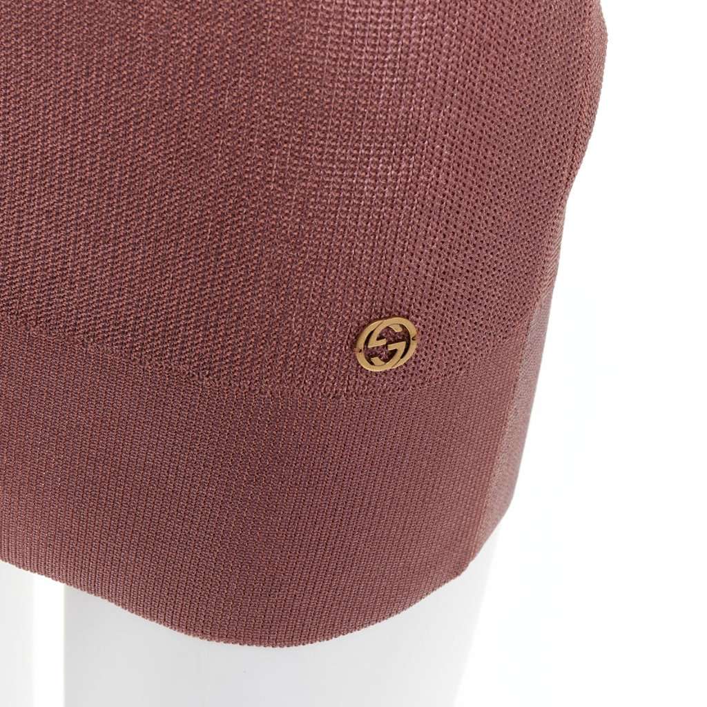Gucci Pink Viscose Knitwear Pink Viscose Very good condition - Back View