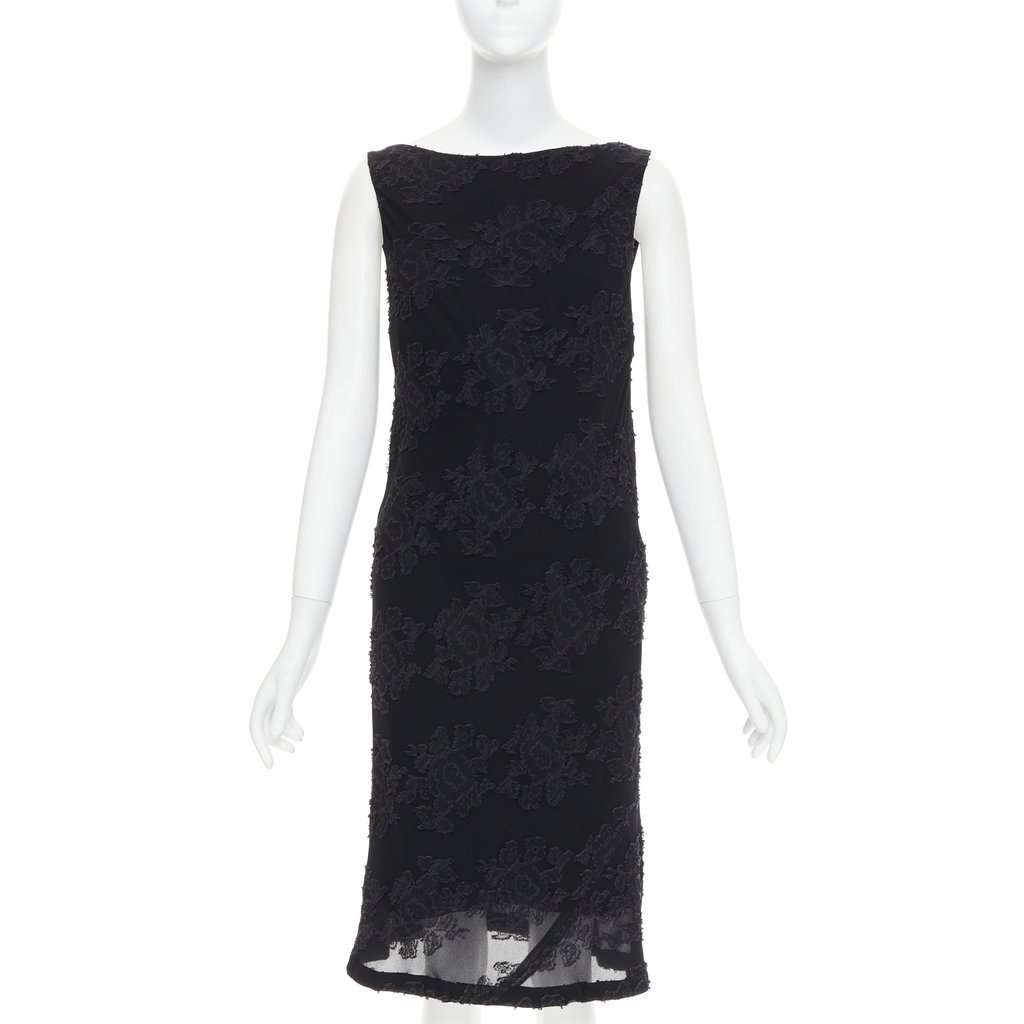 Jil Sander Black Dress Black Very good condition - Front View