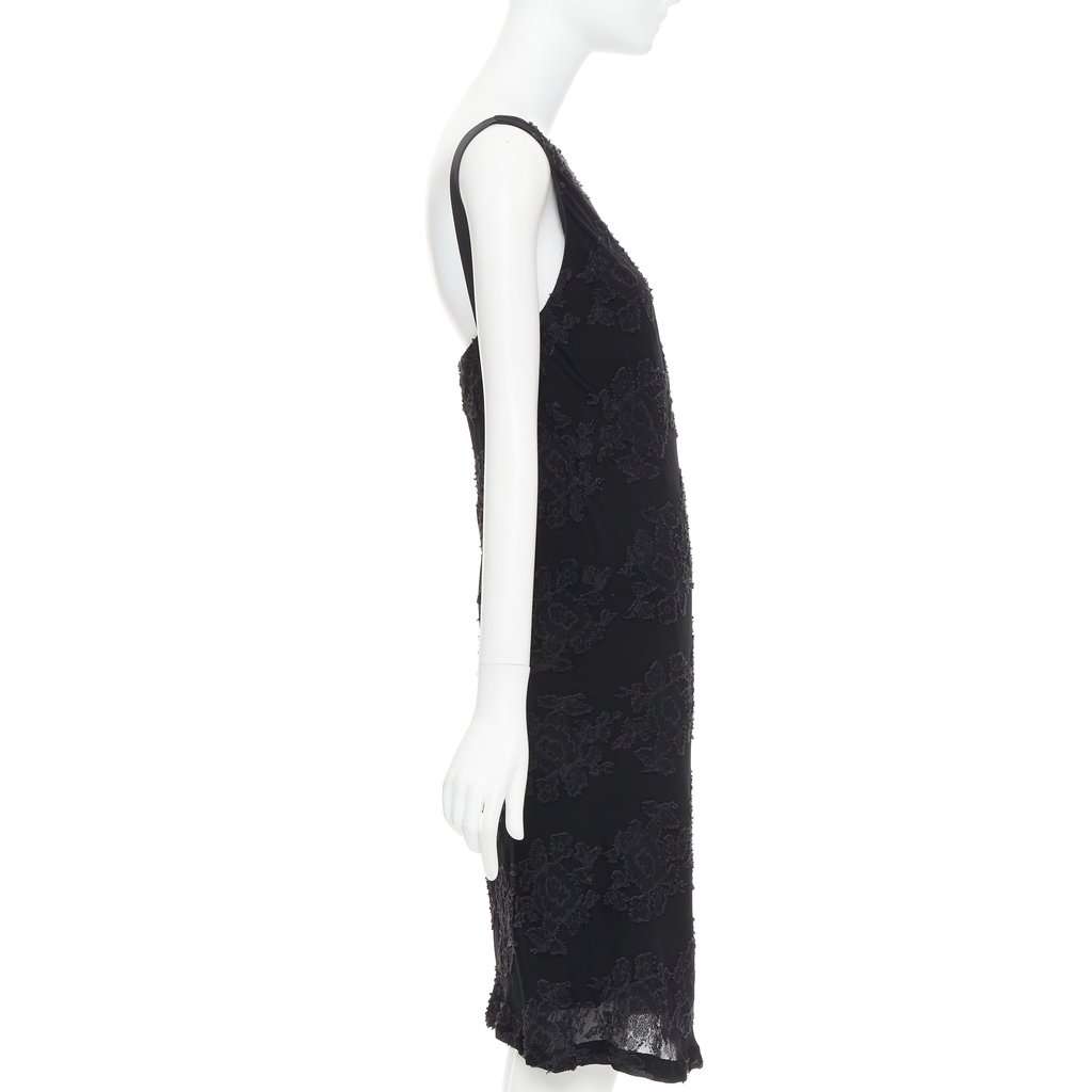 Jil Sander Black Dress Black Very good condition - Model View