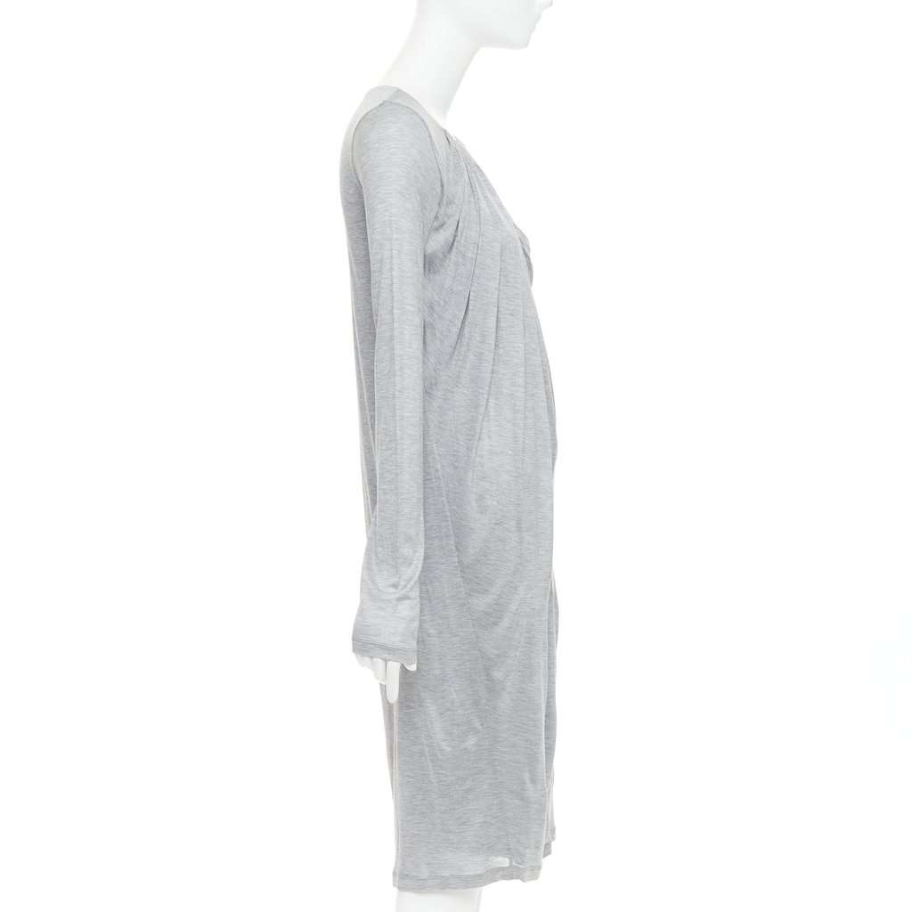 Fendi Grey Polyester Dress Grey Polyester Very good condition - Model View