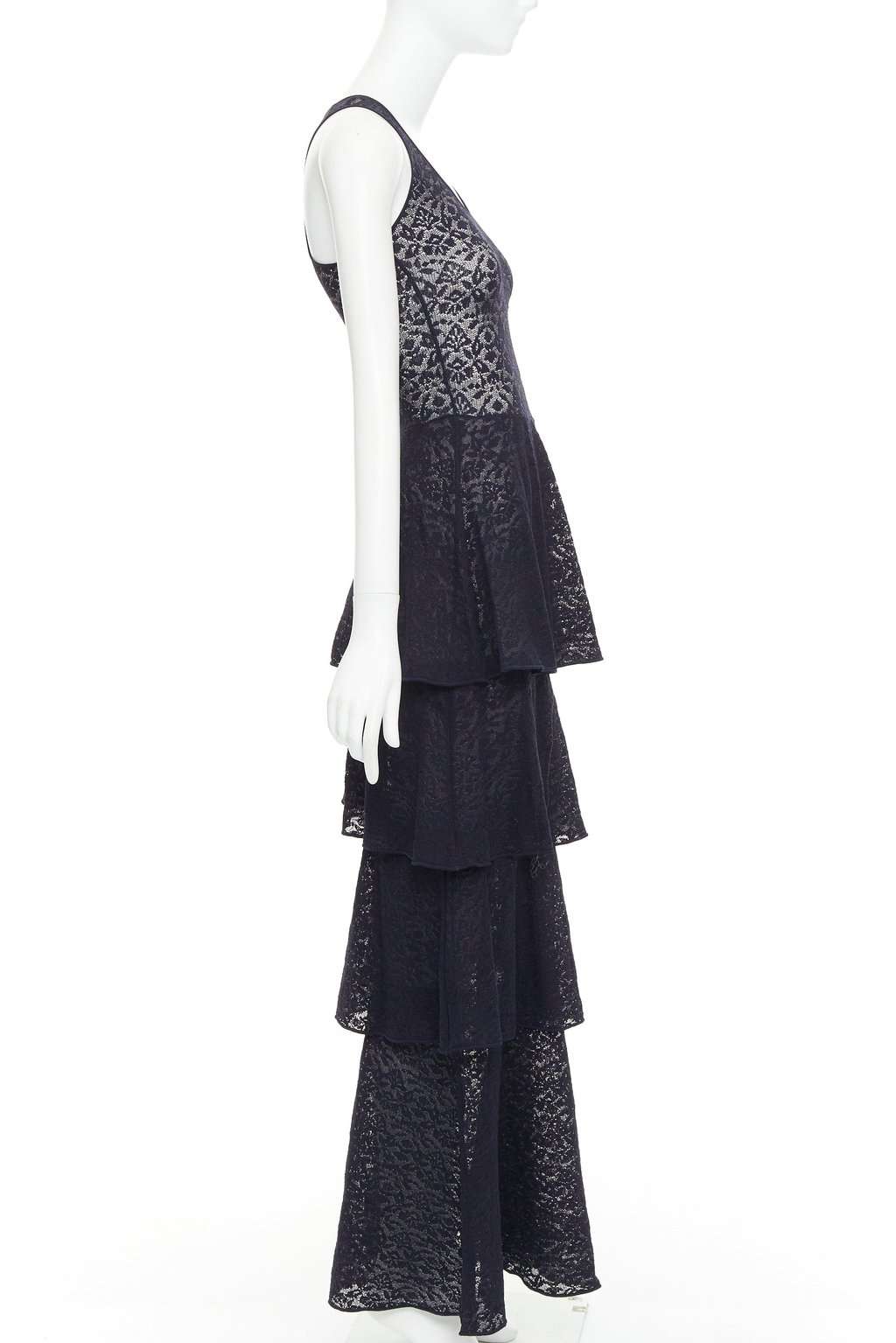 Stella McCartney Navy Polyester Dress Navy Polyester Fair condition - Model View