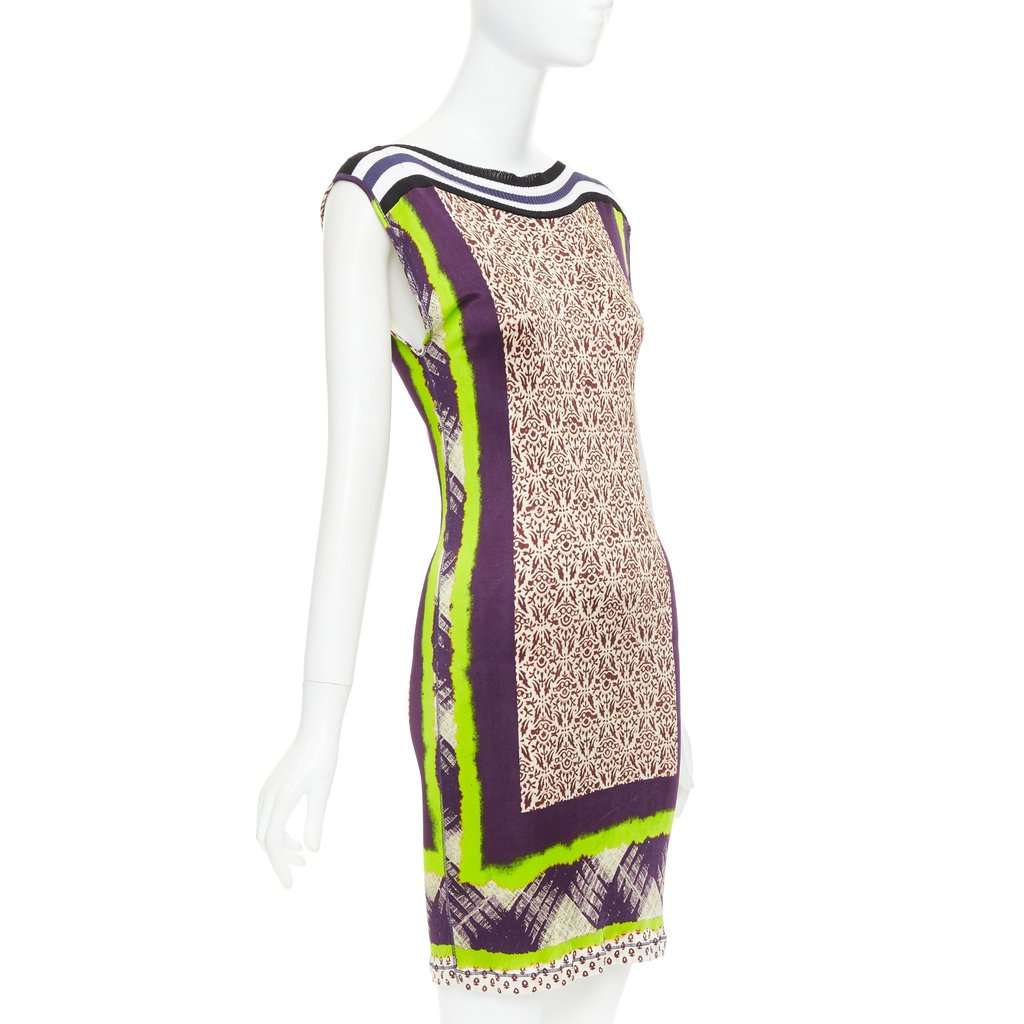 Jean Paul Gaultier Green Viscose Dress Green Viscose Very good condition - Front View