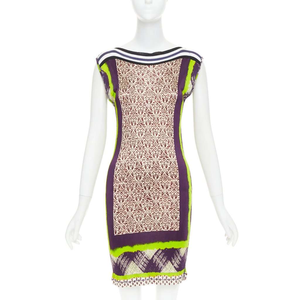 Jean Paul Gaultier Green Viscose Dress Green Viscose Very good condition - Inside View