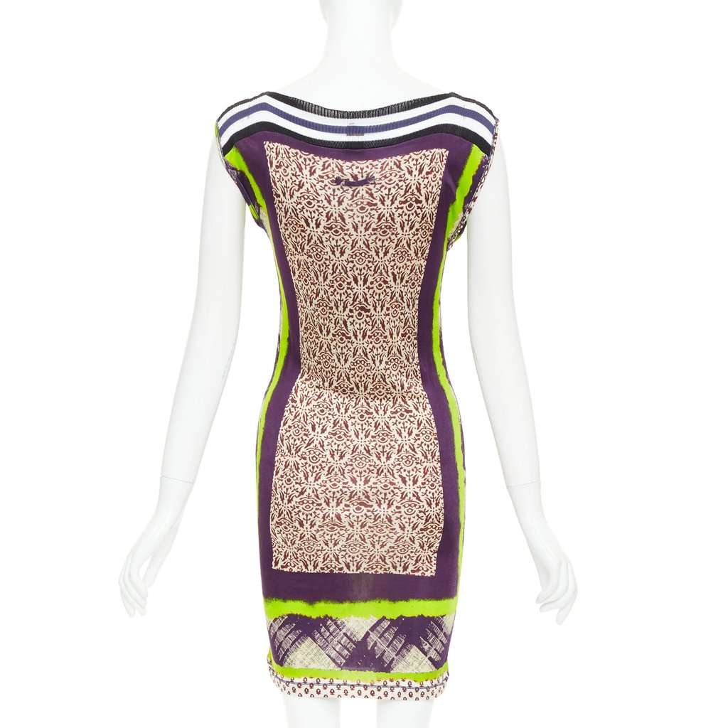 Jean Paul Gaultier Green Viscose Dress Green Viscose Very good condition - Box View
