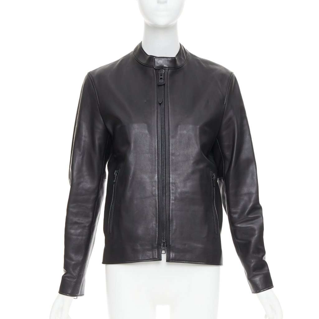 Coach Black Leather Leather Jacket Black Leather Good condition - Front View