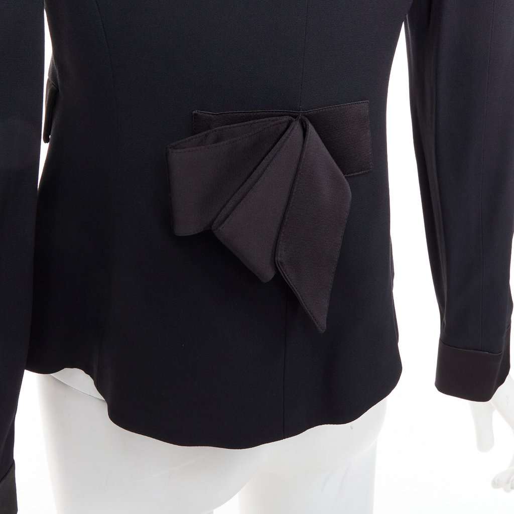 Emporio Armani Black Jacket Black Very good condition - Back View
