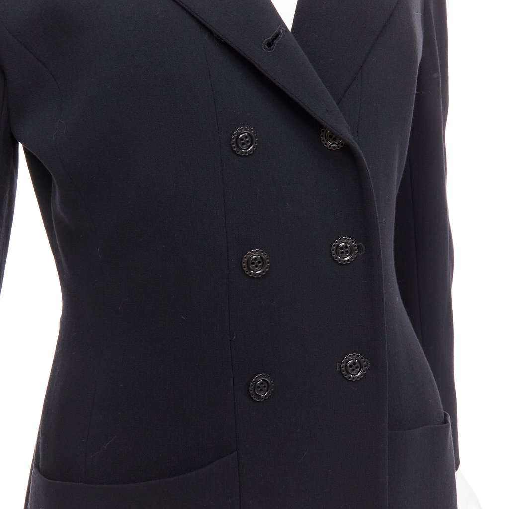Karl Lagerfeld Black Wool Jacket Black Wool Very good condition - Back View