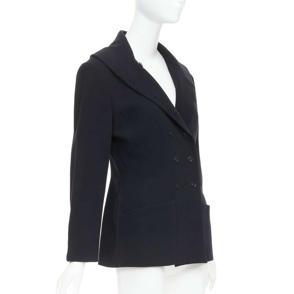 Karl Lagerfeld Black Wool Jacket Black Wool Very good condition - Model View