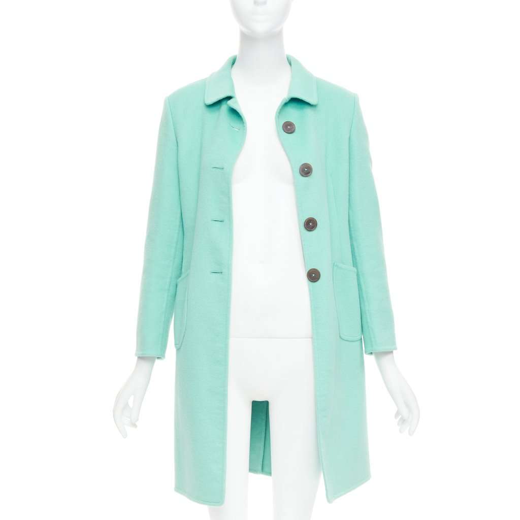 Jil Sander Blue Polyester Coat Blue Polyester Very good condition - Inside View