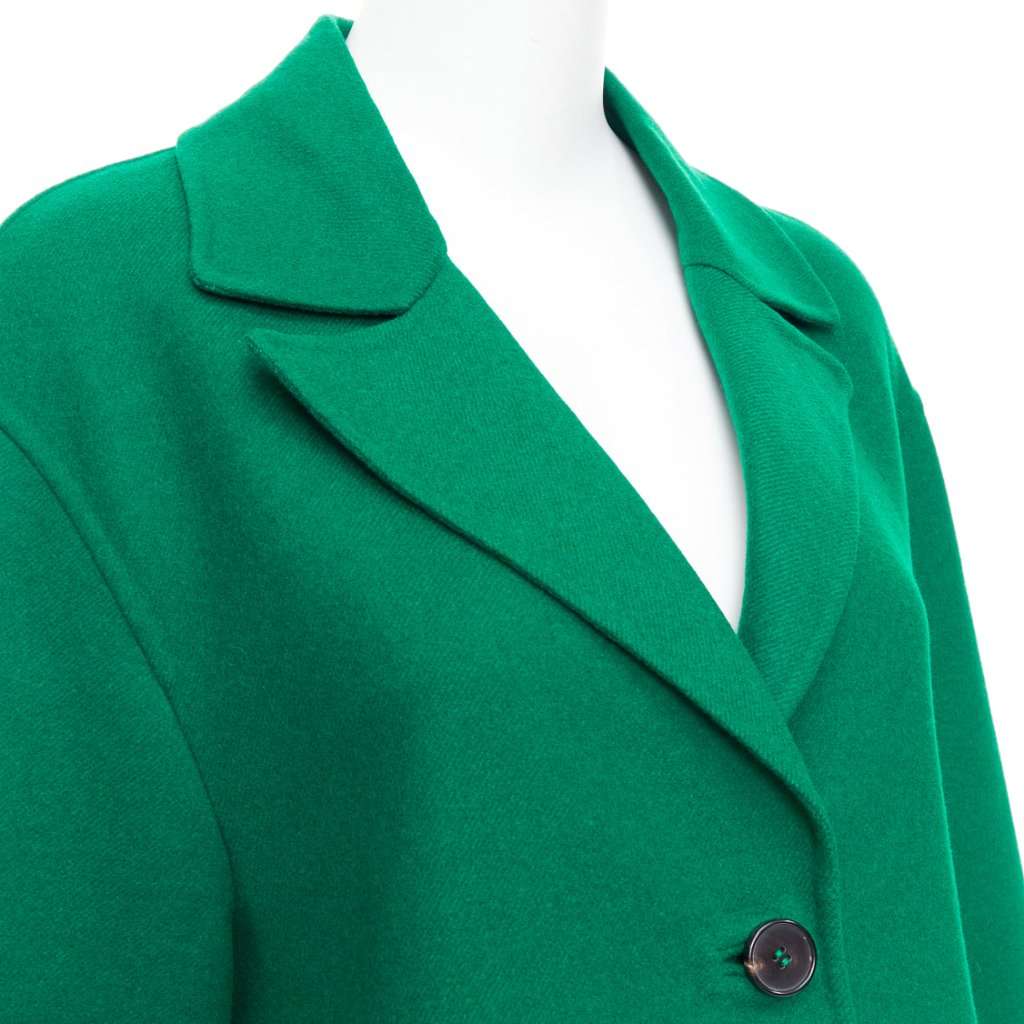 Valentino Garavani Green Wool Coat Green Wool Very good condition - Back View