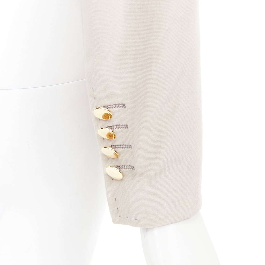 Dolce & Gabbana Beige Cotton Jacket Beige Cotton Good condition - Back View