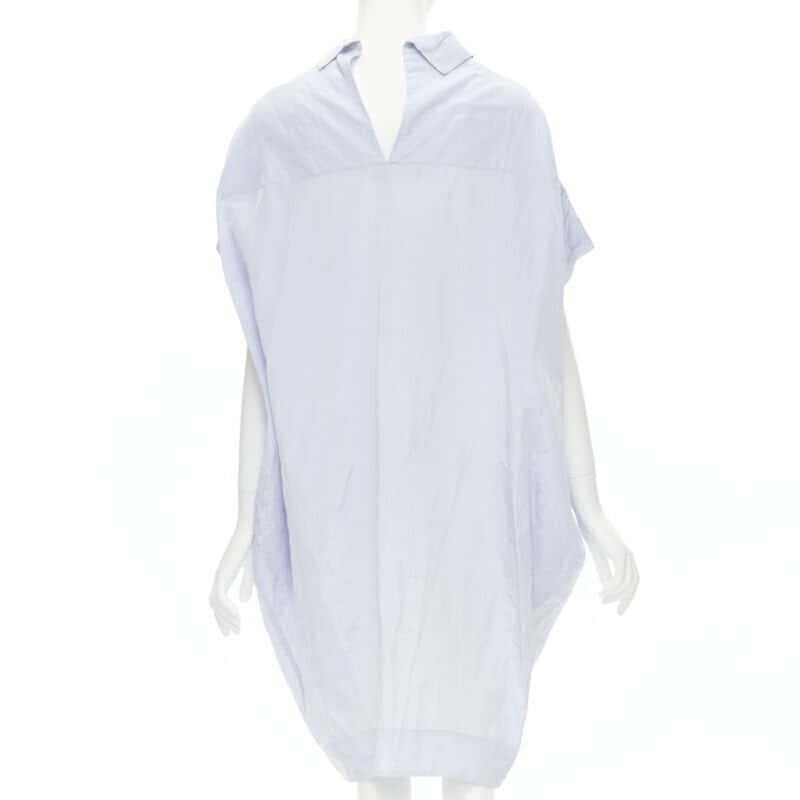 Marni Crinkled Boxy Dress Blue Viscose Never worn - Box View
