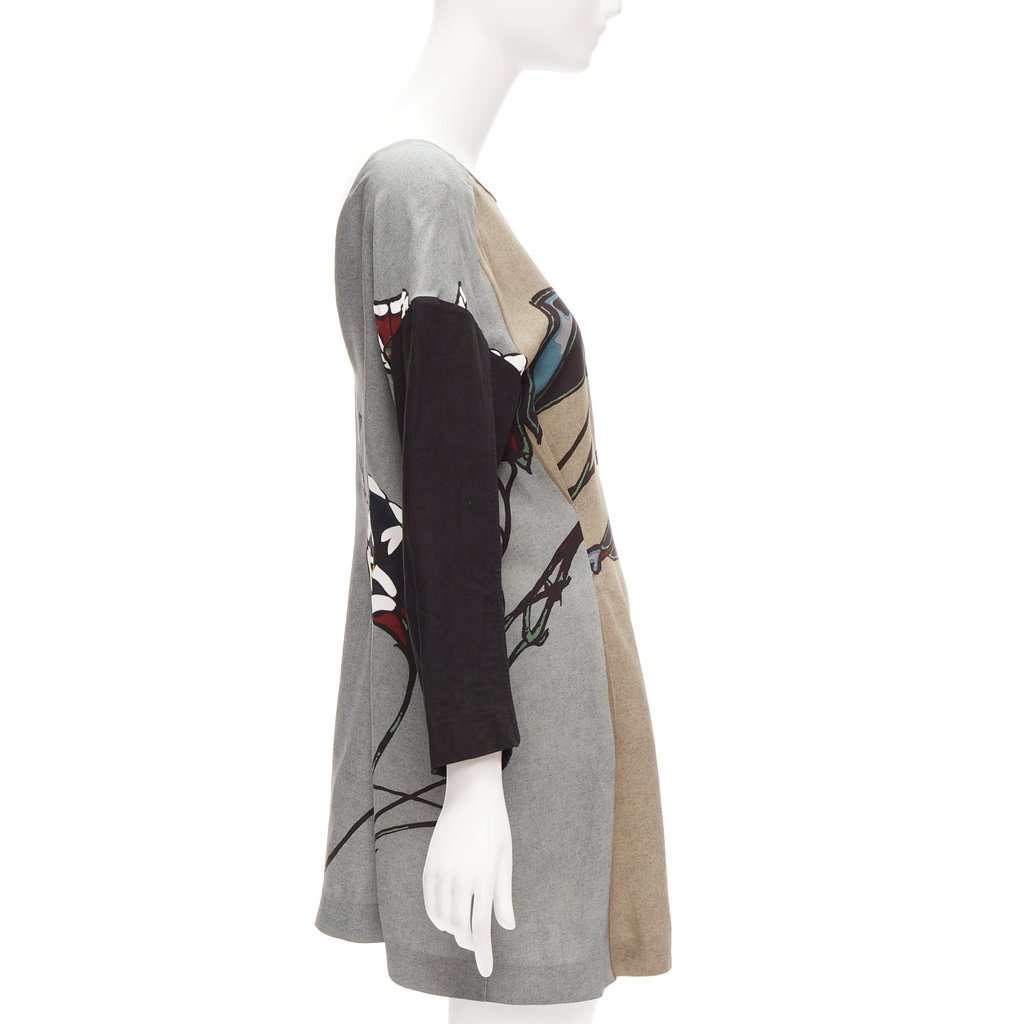 Marni Floral Dropped Dress MultiColor Viscose Never worn - Model View
