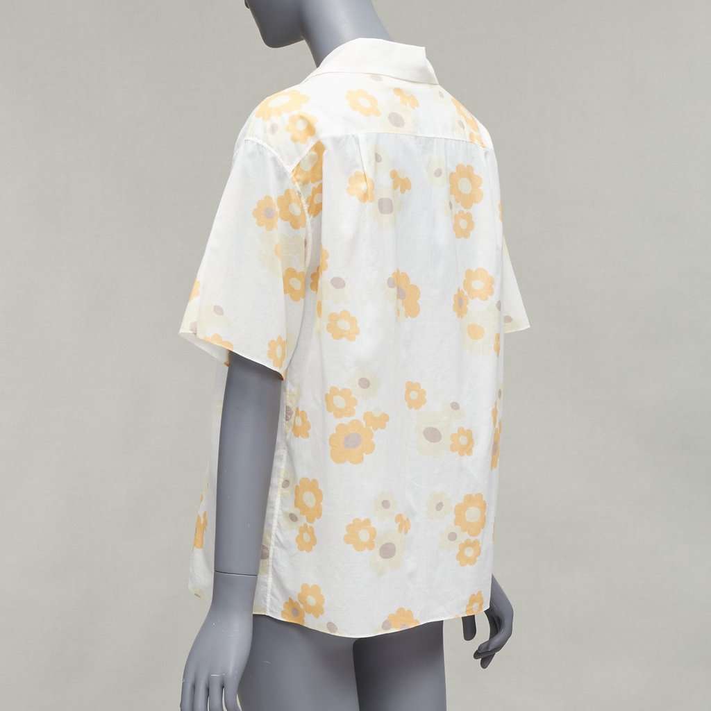 Marni Vintage Floral Shirt White Polyester Never worn - Box View