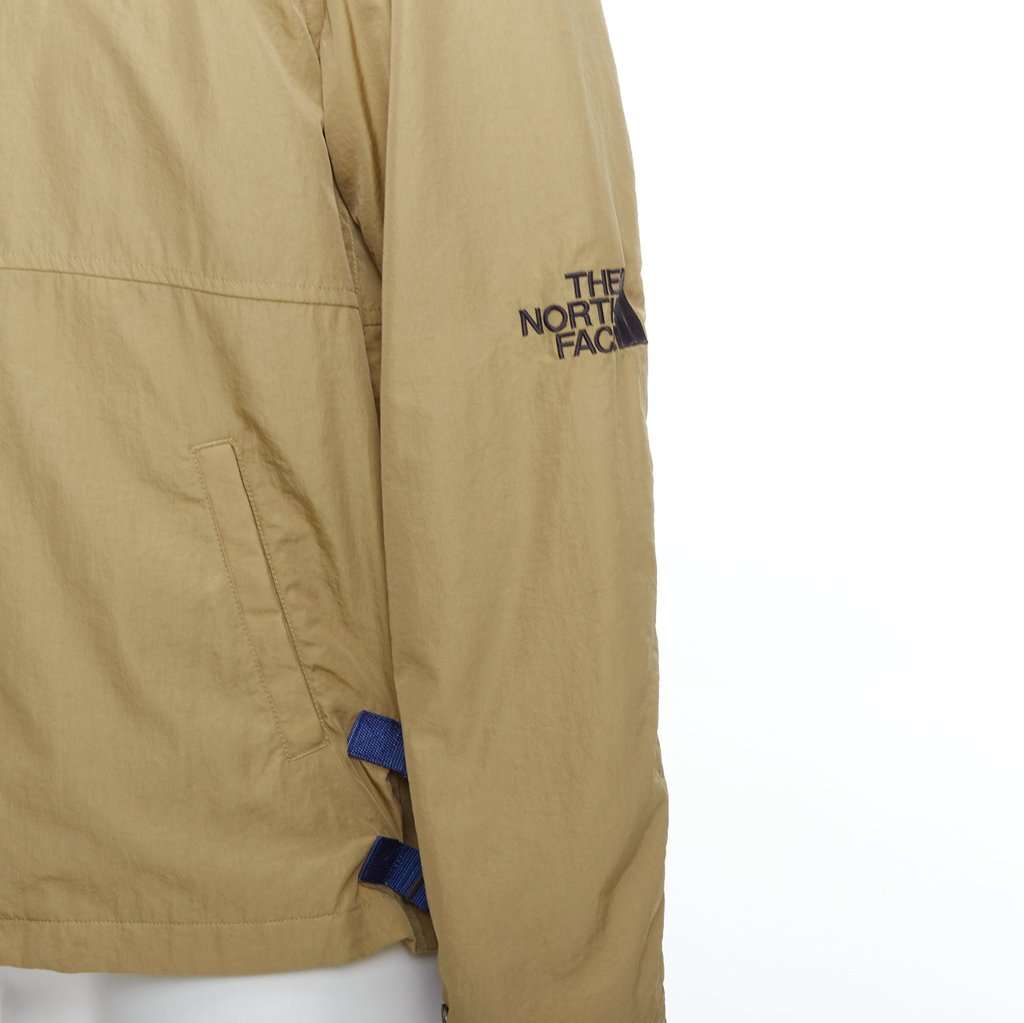 The North Face Blue Trim Windbreaker Khaki Very good condition - Back View