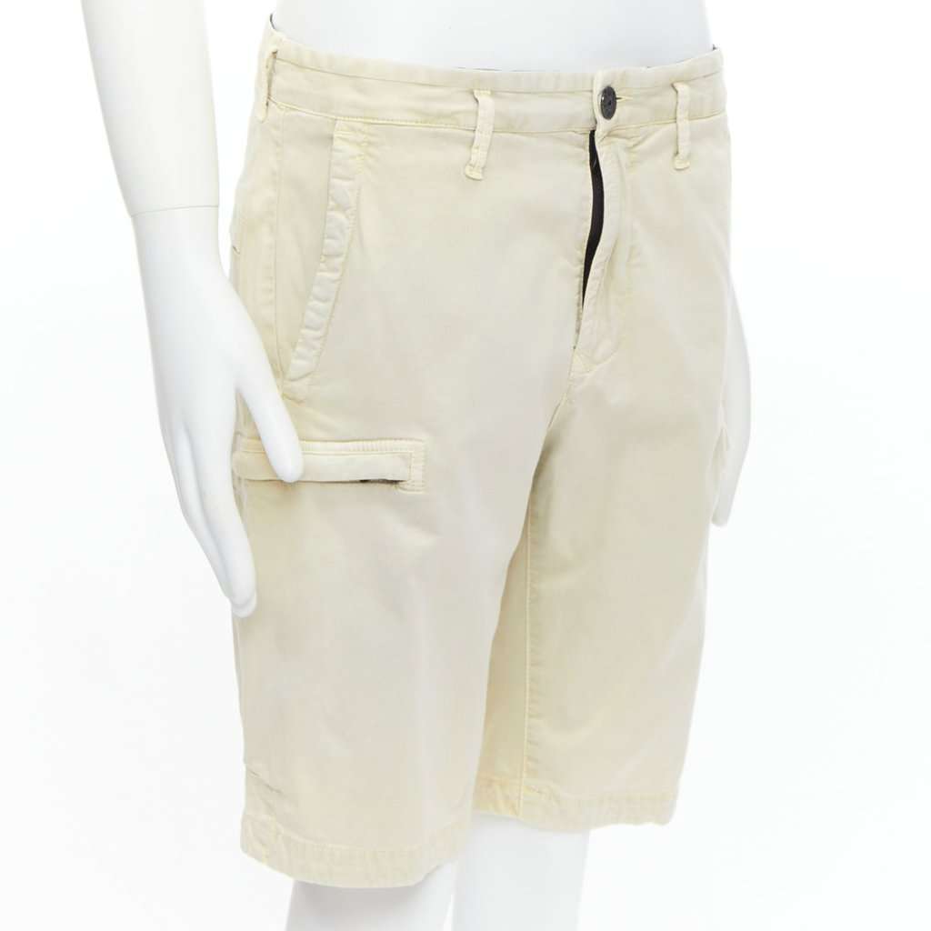 Stone Island Logo Patch Shorts Anthracite Cotton Very good condition - Inside View