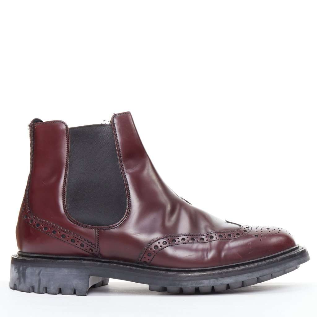 Church's Ketsby Burgundy Leather Fair condition - Front View