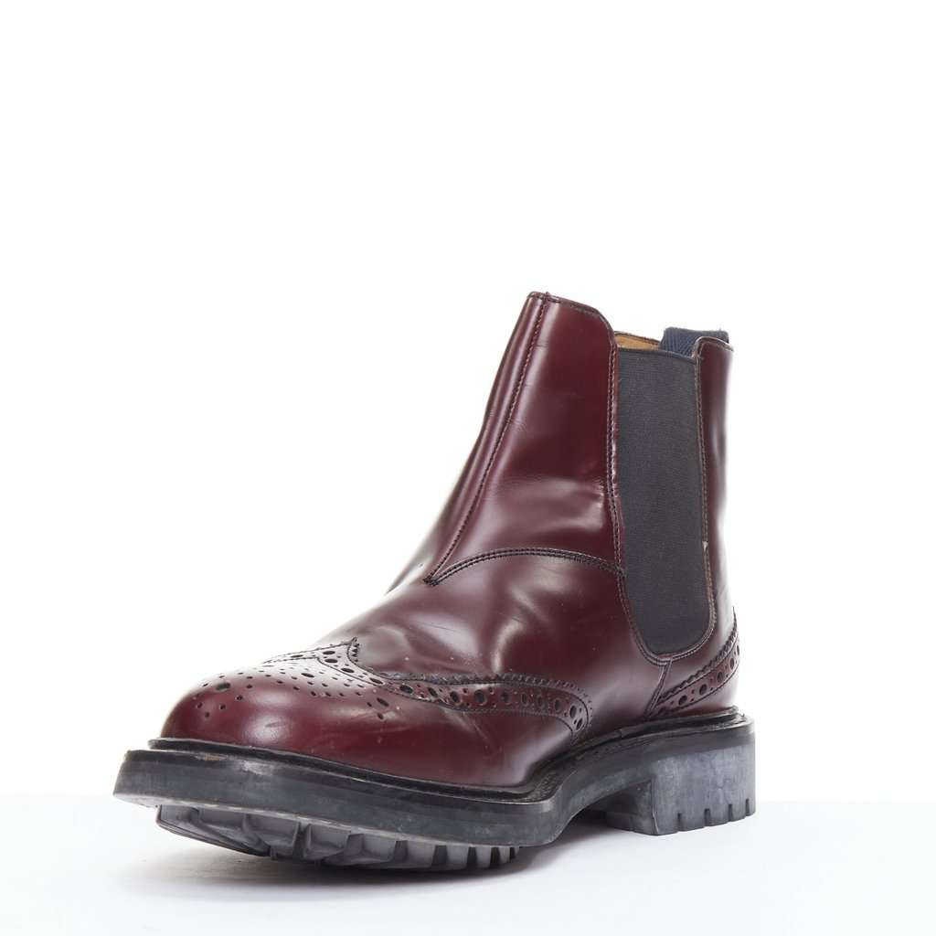 Church's Ketsby Burgundy Leather Fair condition - Model View