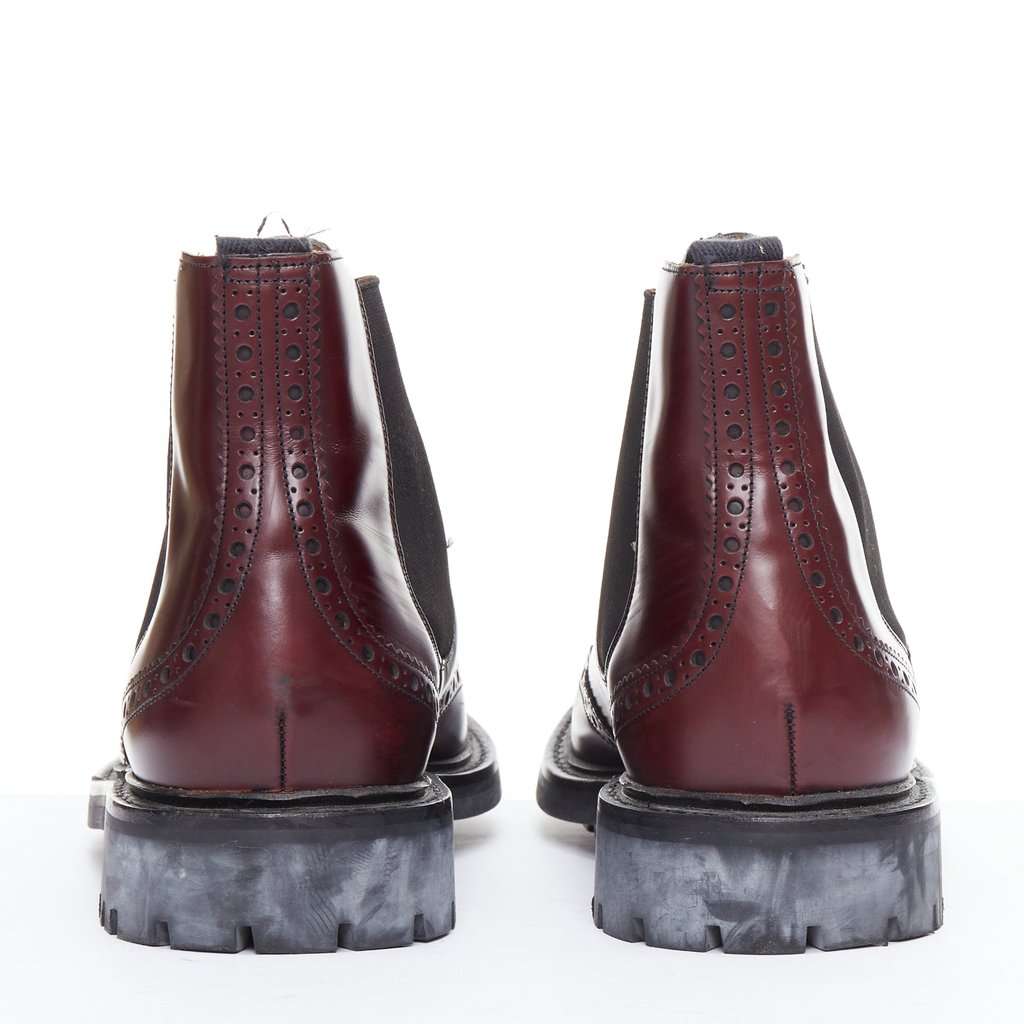 Church's Ketsby Burgundy Leather Fair condition - Box View