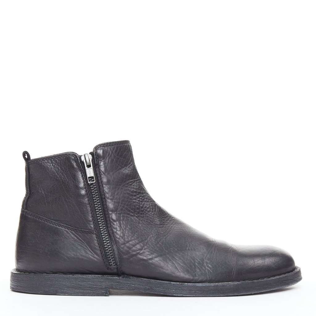 Ann Demeulemeester Black Leather Boots Black Leather Good condition - Front View