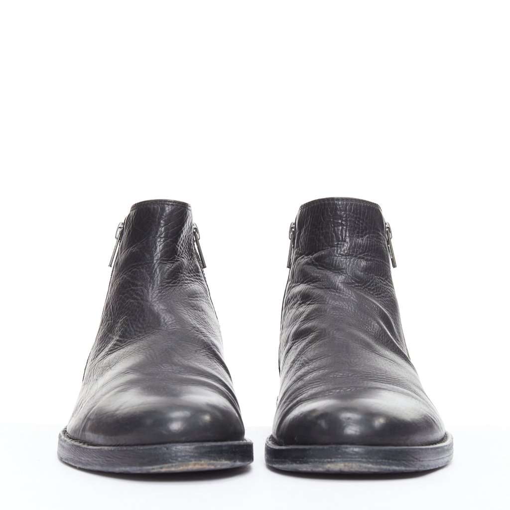 Ann Demeulemeester Black Leather Boots Black Leather Good condition - Inside View