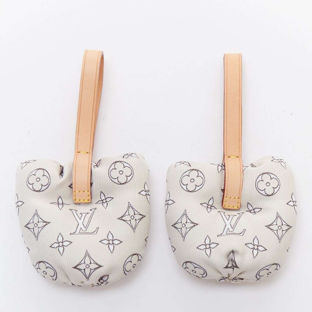 Louis Vuitton Travel Shoe Horn Beige Leather Very good condition - Inside View