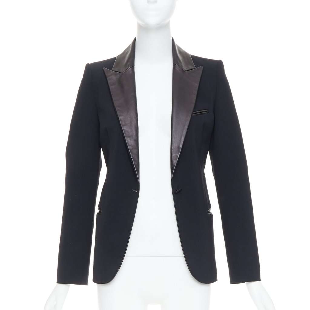 Plein Sud Scalloped Trim Jacket Black Wool Good condition - Inside View