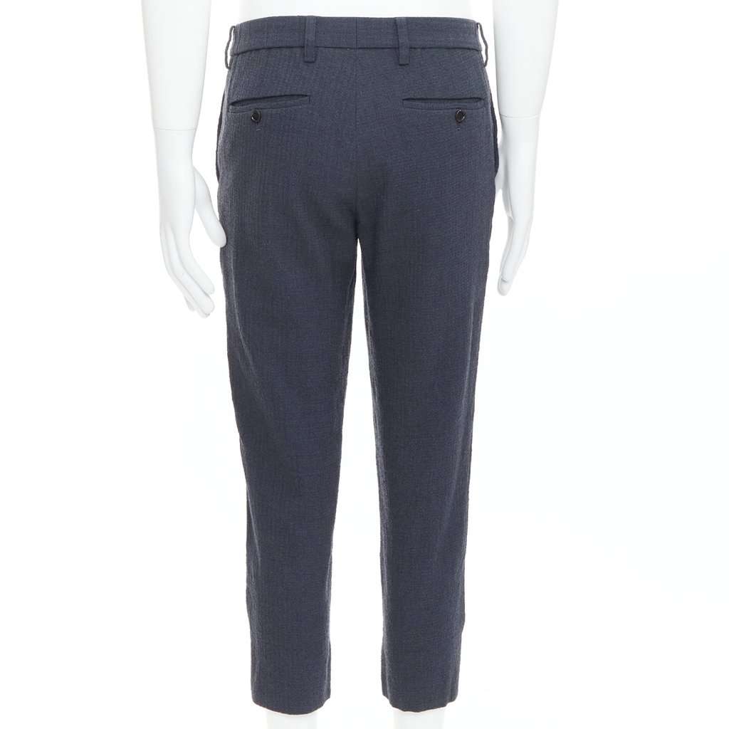 Issey Miyake Contrast Joggers Grey Wool Very good condition - Box View