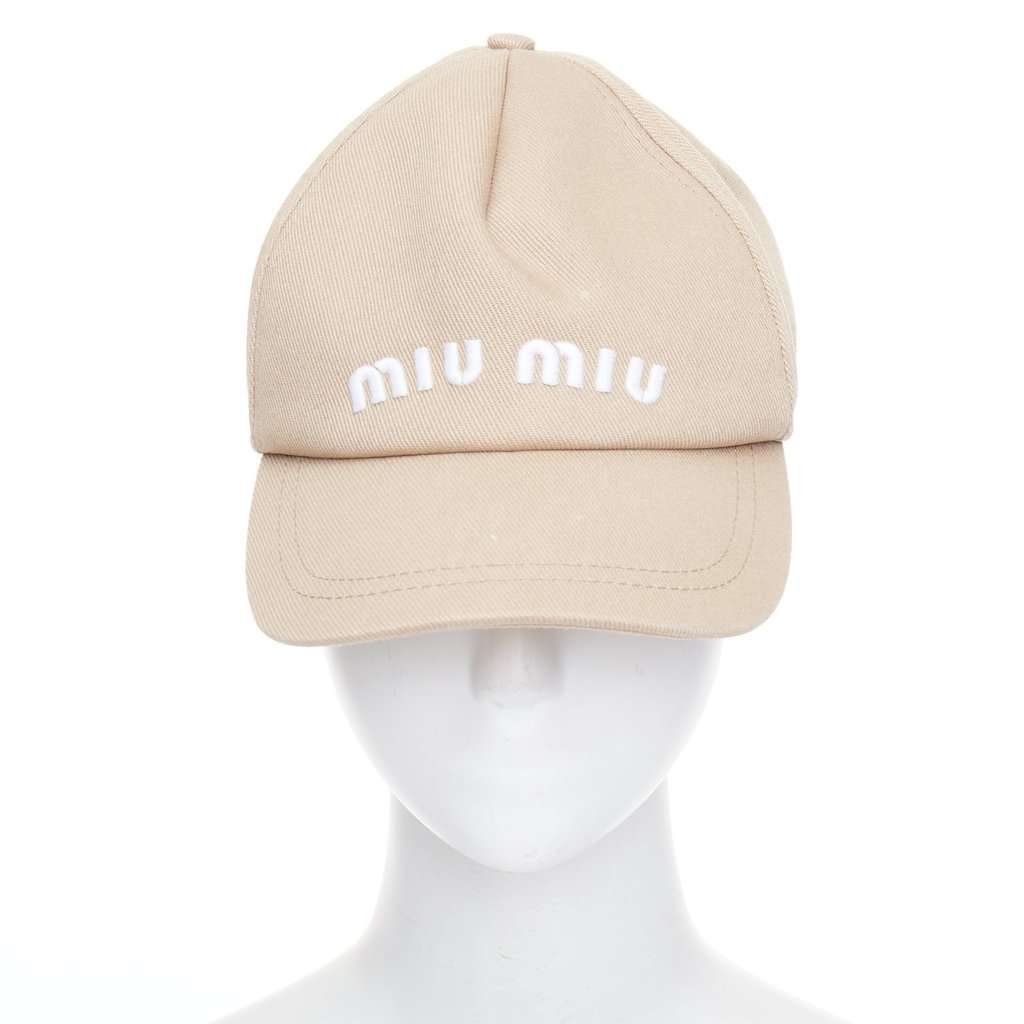 Miu Miu Beige Cotton Hats Beige Cotton Good condition - Inside View