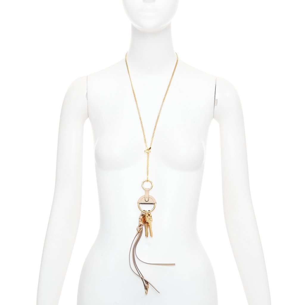Chloé Nicole Beige Leather Good condition - Front View
