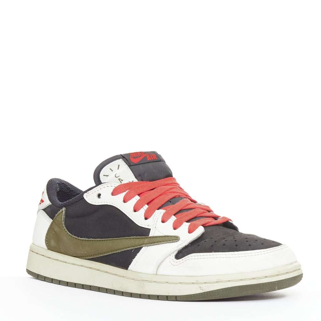 Nike Air Jordan 1 Retro Low OG SP Green Leather Fair condition - Back View