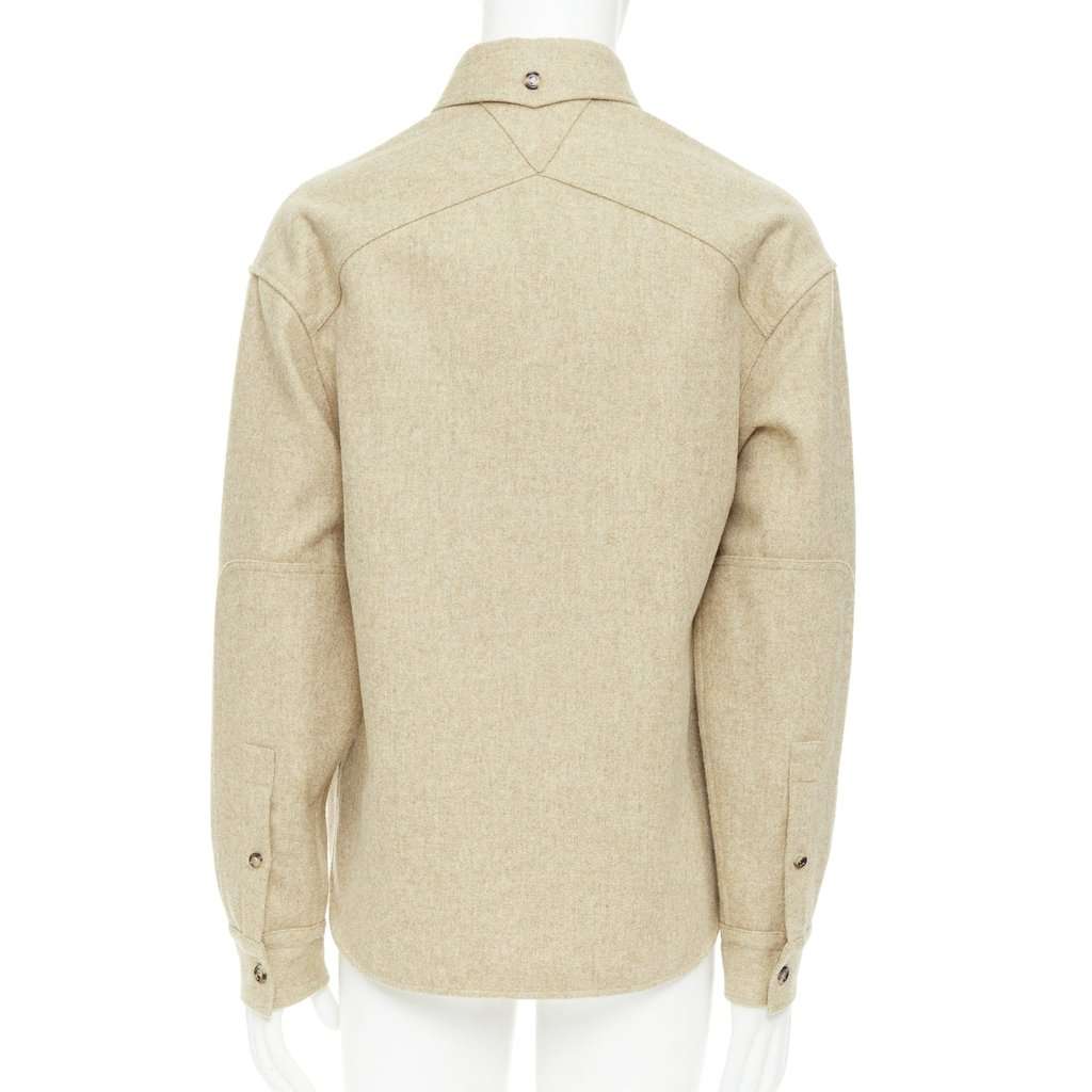 Bottega Veneta Beige Wool Shirt Beige Wool Very good condition - Box View