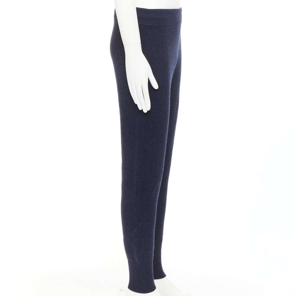 Bottega Veneta Navy Cotton Trouser Navy Cotton Very good condition - Model View