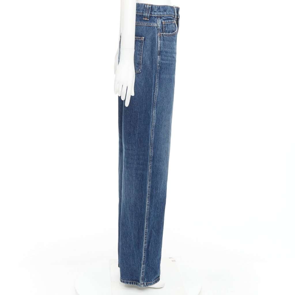 Khaite Albi Blue Denim Very good condition - Model View
