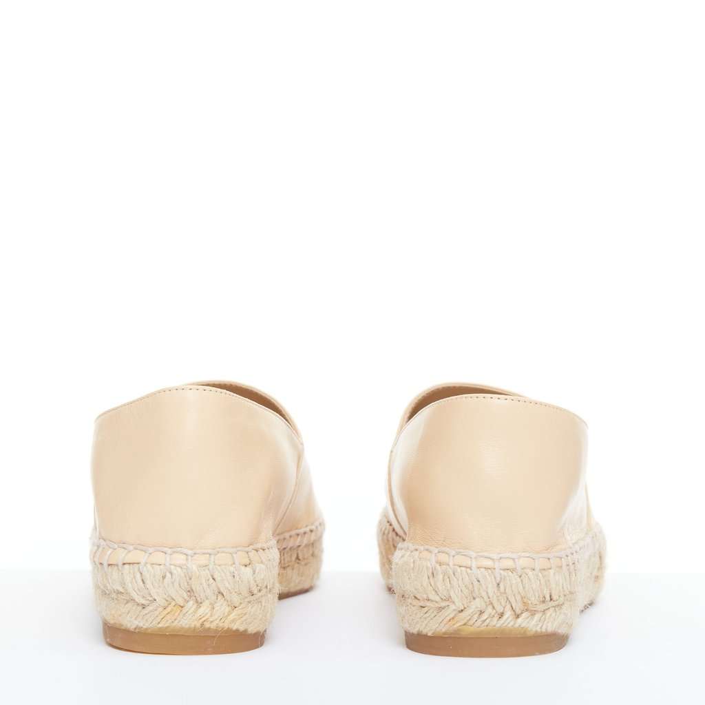 Chanel Beige Leather Espadrilles Beige Leather Good condition - Box View