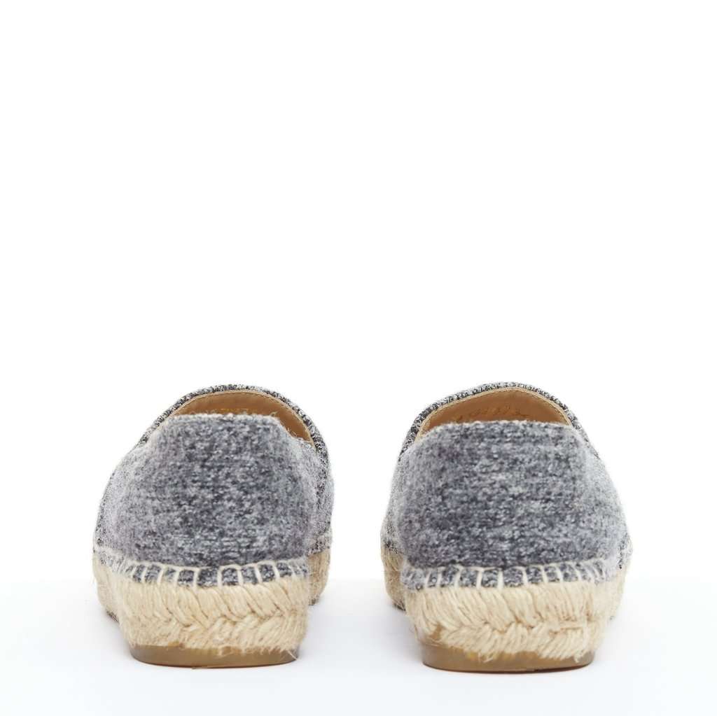 Chanel Grey Polyester Espadrilles Grey Polyester Good condition - Box View