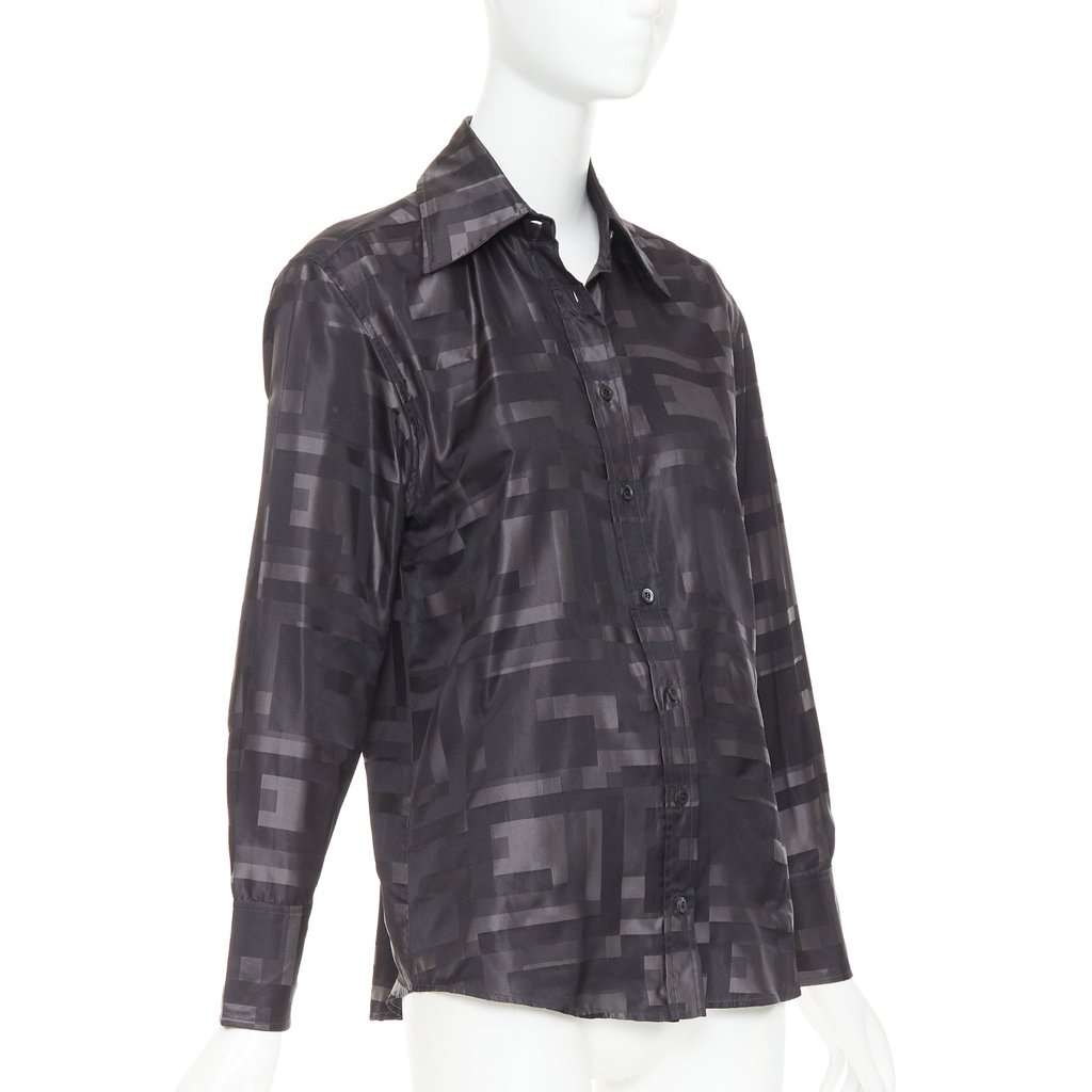 Gucci Black Silk Top Black Silk Very good condition - Inside View