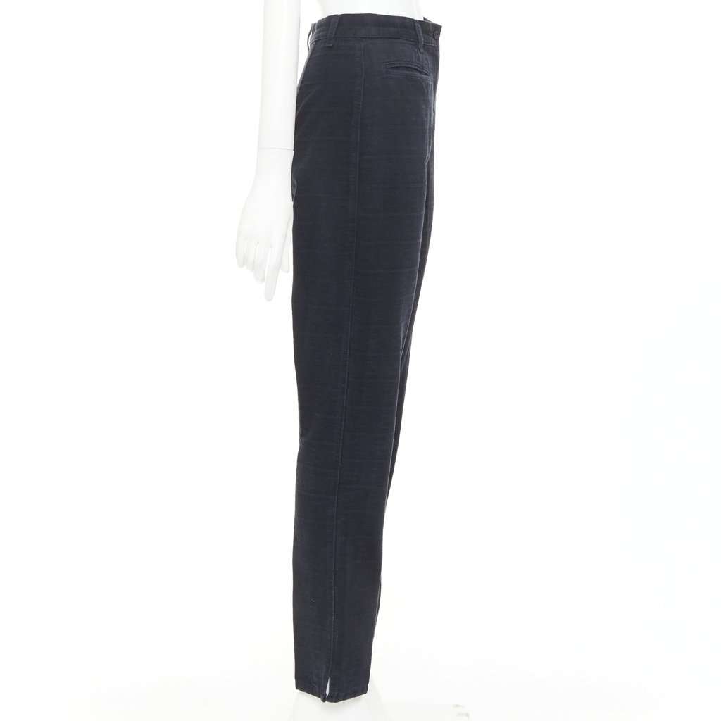 Fendi Black Cotton Trouser Black Cotton Fair condition - Model View