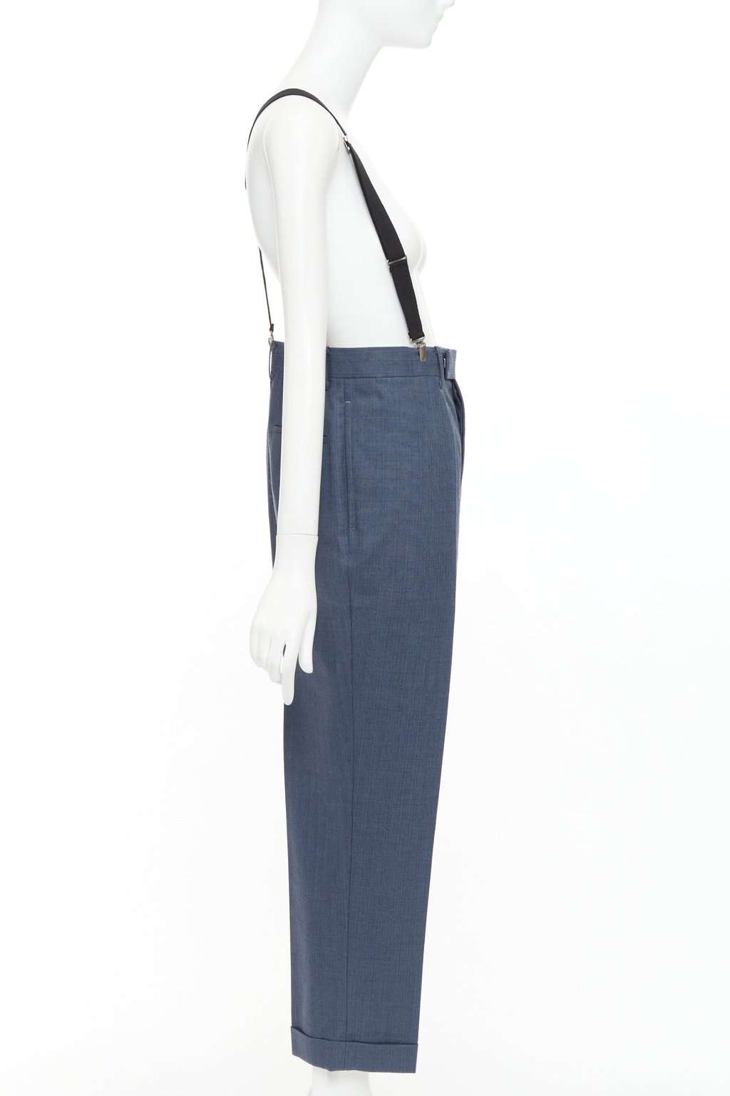 Junya Watanabe Blue Wool Trouser Blue Wool Very good condition - Model View