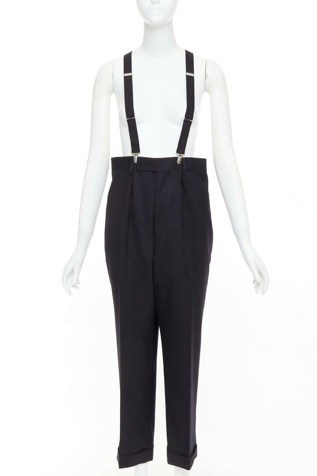 Junya Watanabe Black Wool Trouser Black Wool Very good condition - Front View